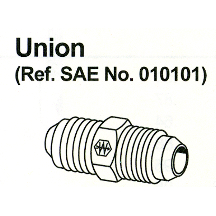 UNION BRASS 5/8OD SAE 45DEG FLARE - Brass Fittings